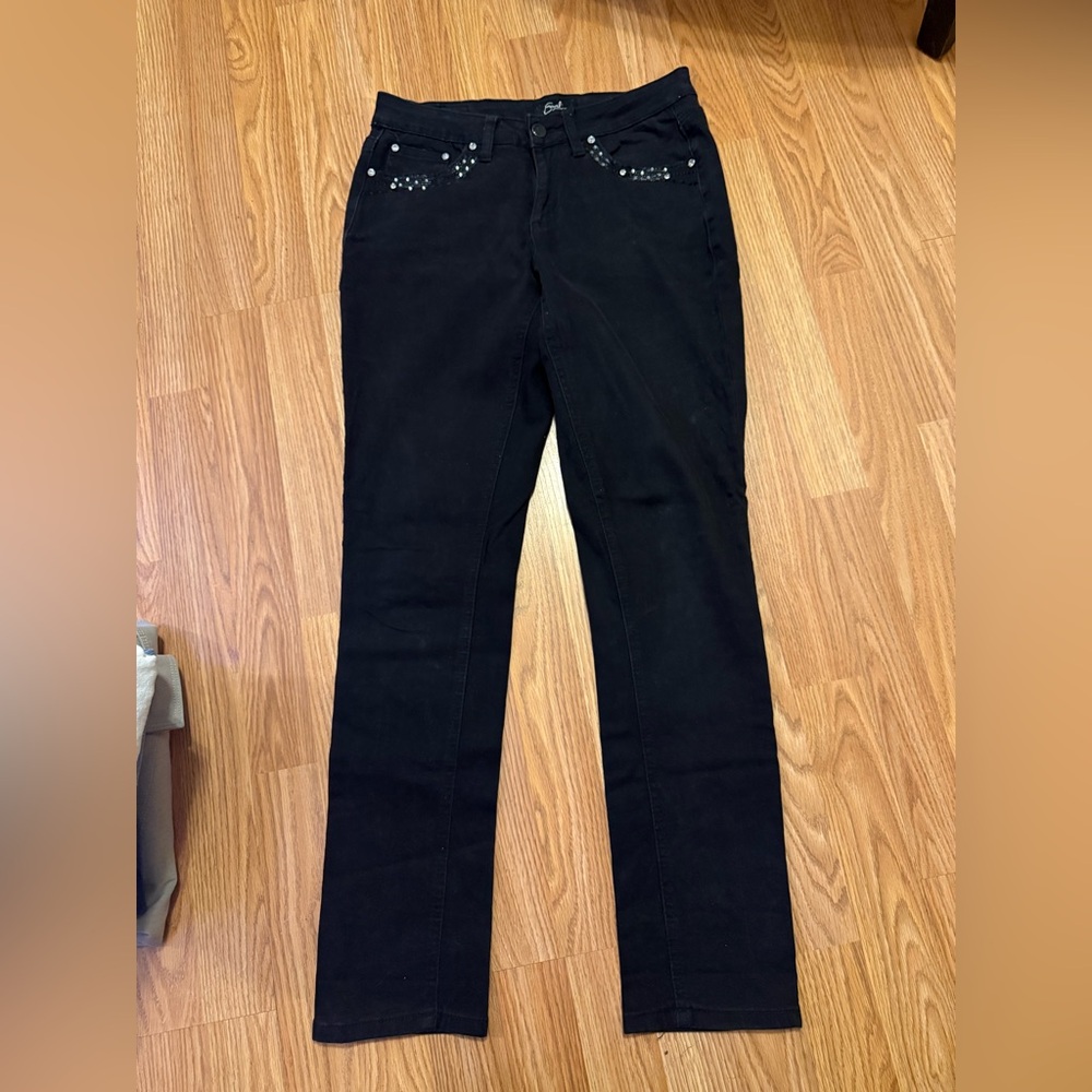 Earl Jeans Black Straight Leg Women's Jeans
